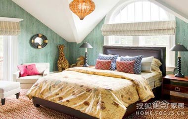 給臥室來點色彩 給生活增添樂趣