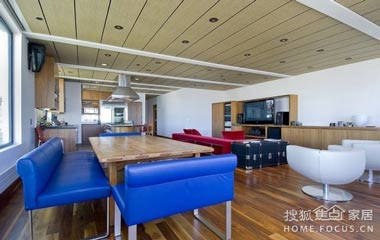 色調豐富舊金山視野絕佳住宅設計(組圖)