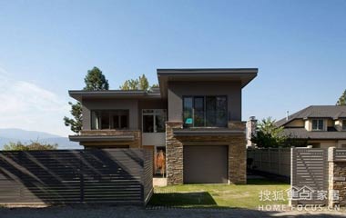 淡雅裝修溫馨閑適加拿大湖邊休閑度假屋(組圖