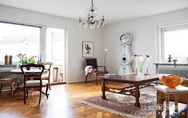 北歐古典風格56平簡約公寓(組圖)