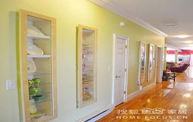 走廊獨特設計 增添家裝美感