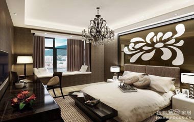 背景墻的巧妙設計 讓臥室與眾不同