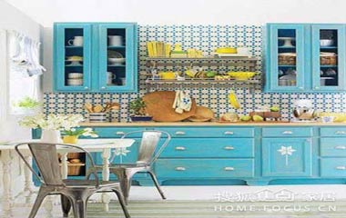 當現代遭遇木藝 廚房裝修一覽(圖)