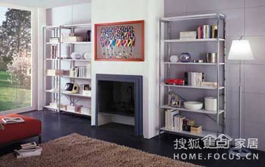 巧用空間 個性擱架空間妙用(圖)