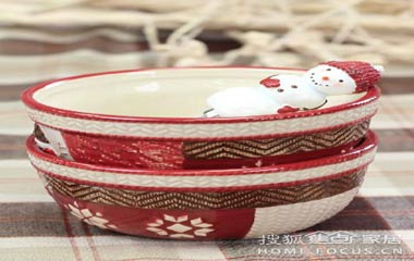 圣誕節家居布置 餐具小飾品