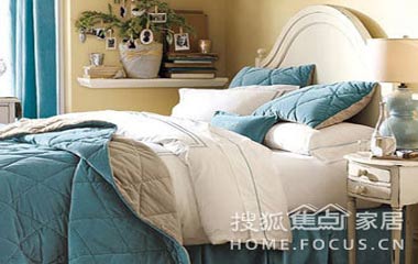 圣誕臥室布置 從床開始(圖)