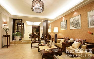 半包古典中式裝三居室 紅木家具彰顯品位和尊貴