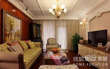 美式精裝完畢 吉日入駐絕美三居實景拍攝