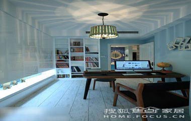 地中海與田園風的完美融合 9萬裝修素雅溫馨居室