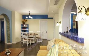 低調大姐曬3室3廳 21萬裝修135P地中海家