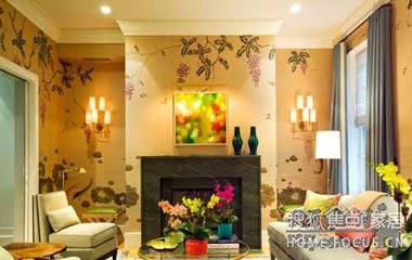 綻放客廳笑臉 客廳背景墻時(shí)尚設(shè)計(jì)