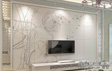 中國風背景墻設計 “面壁”也能充滿詩情畫意