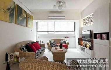 藤藝+壁紙 10萬裝89平簡約日式屋