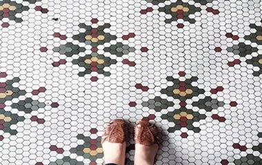 有一種逆天，叫做地磚拼花