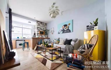 5.6萬改造70㎡老宅，小戶型舊房變身文藝新家！