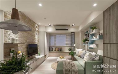 90后小夫妻的三室一廳102㎡田園風