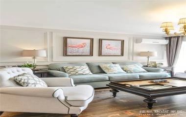 案例|美式田園兩居室設計 清新淡雅的讓人不忍呼