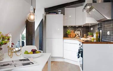 拓展狹長空間 廚房裝修提升空間利用率