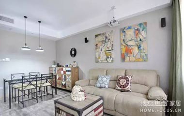 媳婦裝修90㎡清新懷舊新房，小資范兒十足