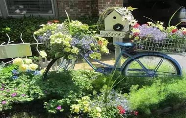 當(dāng)舊家具遇見鮮花，看女漢子如何改造，美翻整