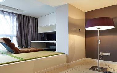 陽臺空間打造成地臺設計 陽臺地臺裝修效果圖